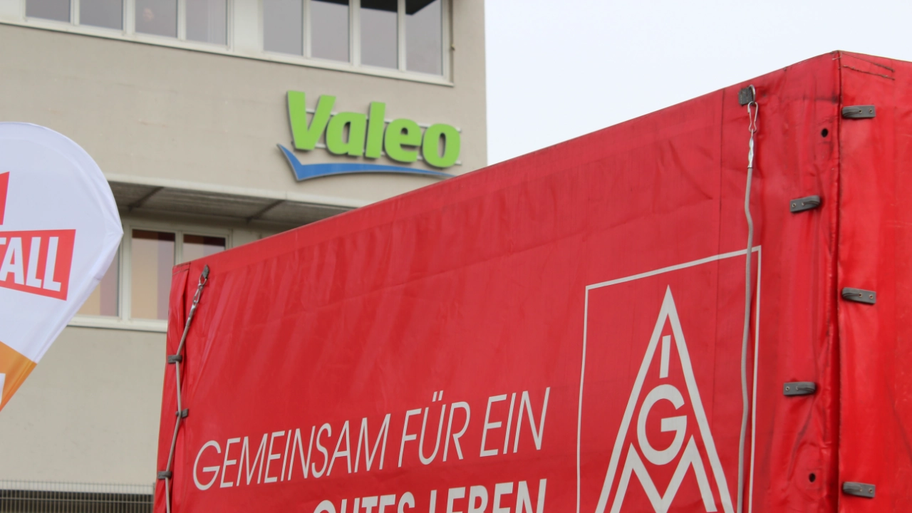 Protestkundgebung Valeo