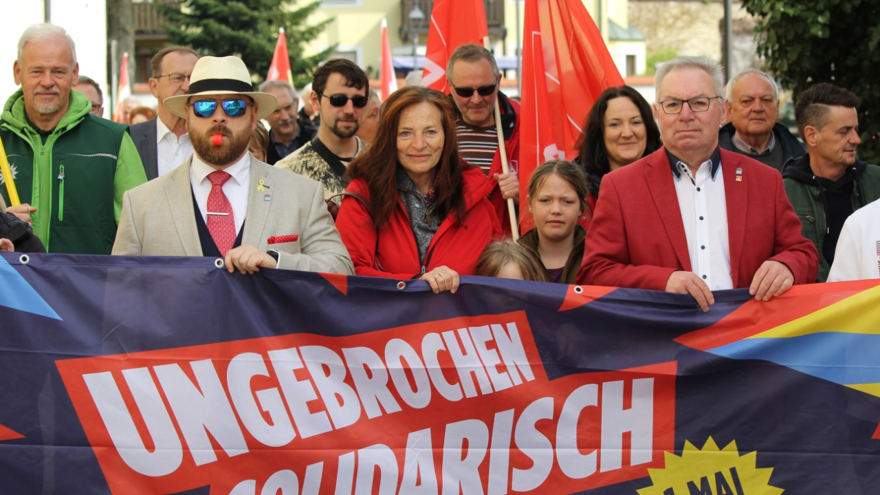 Mai-Kundgebung in Amberg