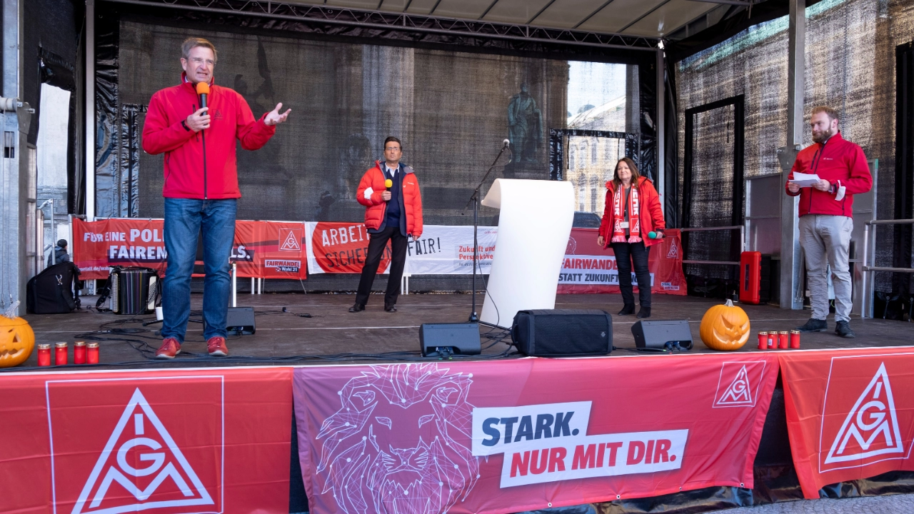 Aktionstag Fairwandel Kundgebung Odeonsplatz München