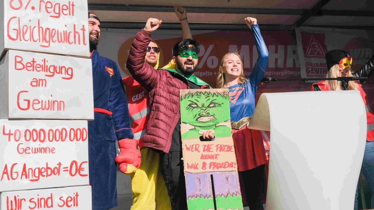 2. Tarifverhandlungsrunde M+E in München