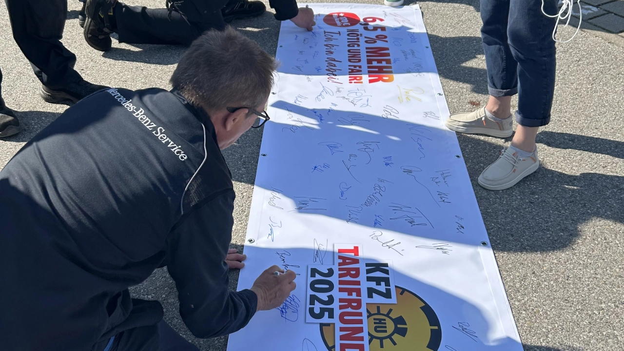 Zentraler Warnstreik Neu-Ulm