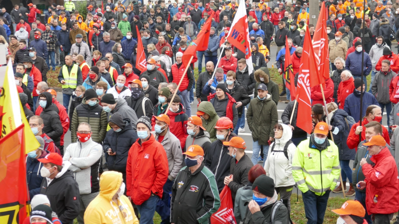 Aktionstag Fairwandel am 29.10.2021 Demonstration in Schweinfurt