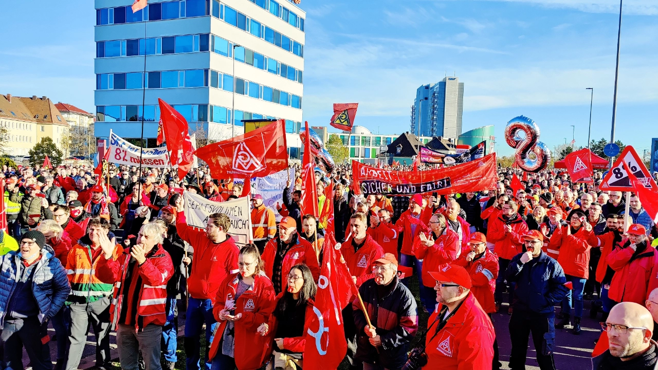 Zentrale Kundgebung in Schweinfurt