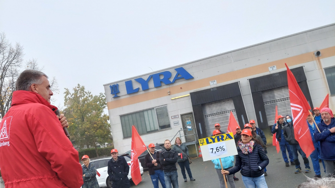 Warnstreik bei Lyra