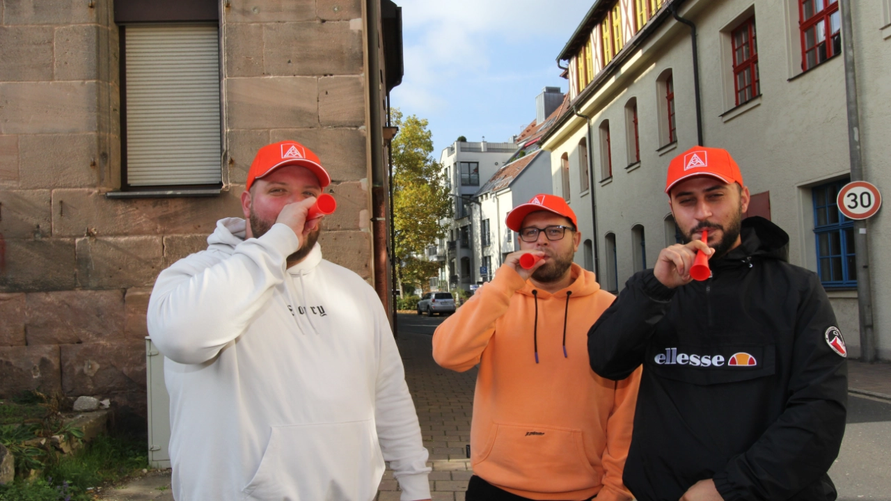 Kundgebung 1. Tarifverhandlung SZI in Stein bei Nürnberg