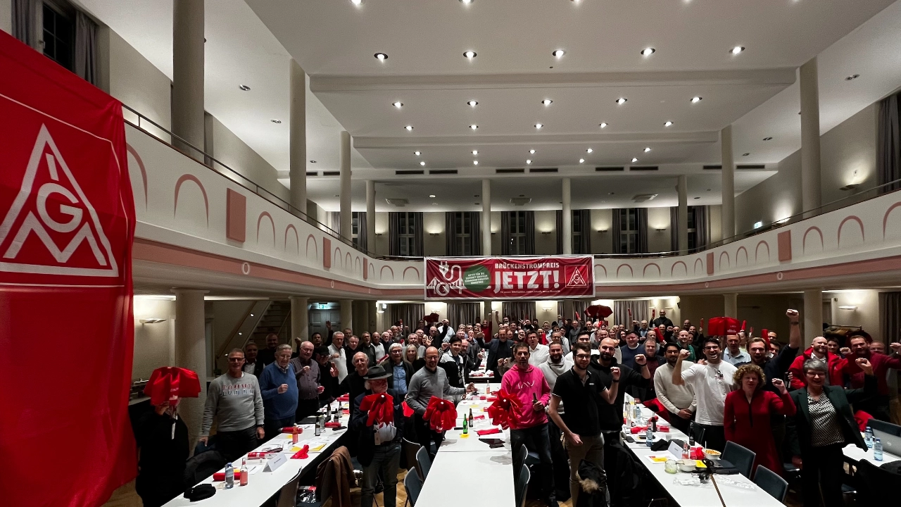 Aktionstag Brückenstrompreis Delegiertenversammlung München