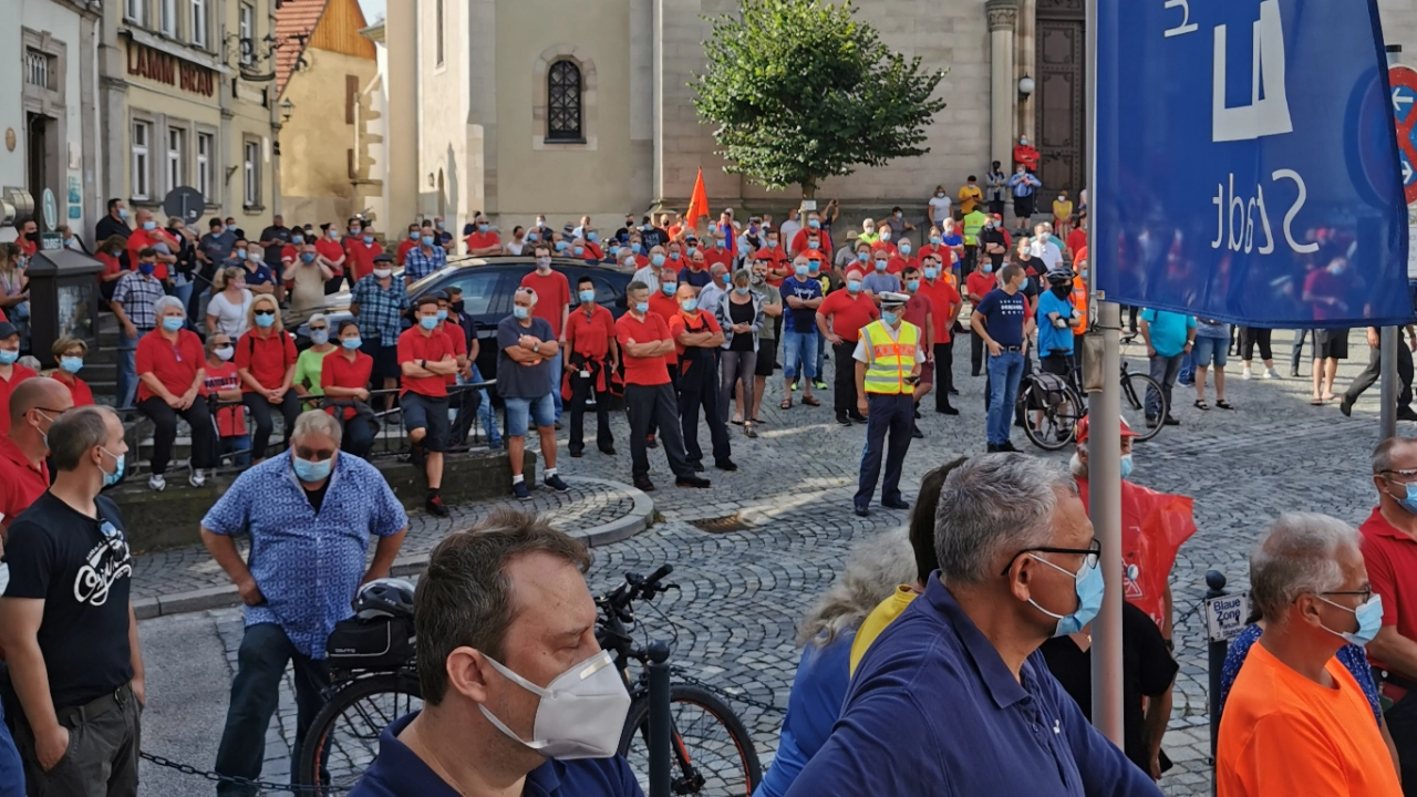 Schaeffler-Aktionstag Standortabbau Eltmann