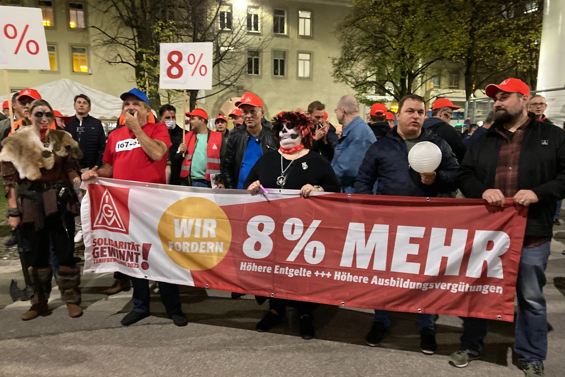 Warnstreik Metall&Elektro Tarifrunde 2022 RF360 München
