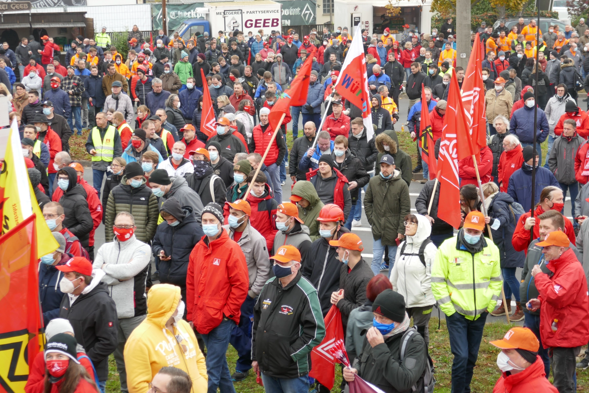 Aktionstag Fairwandel am 29.10.2021 Demonstration in Schweinfurt