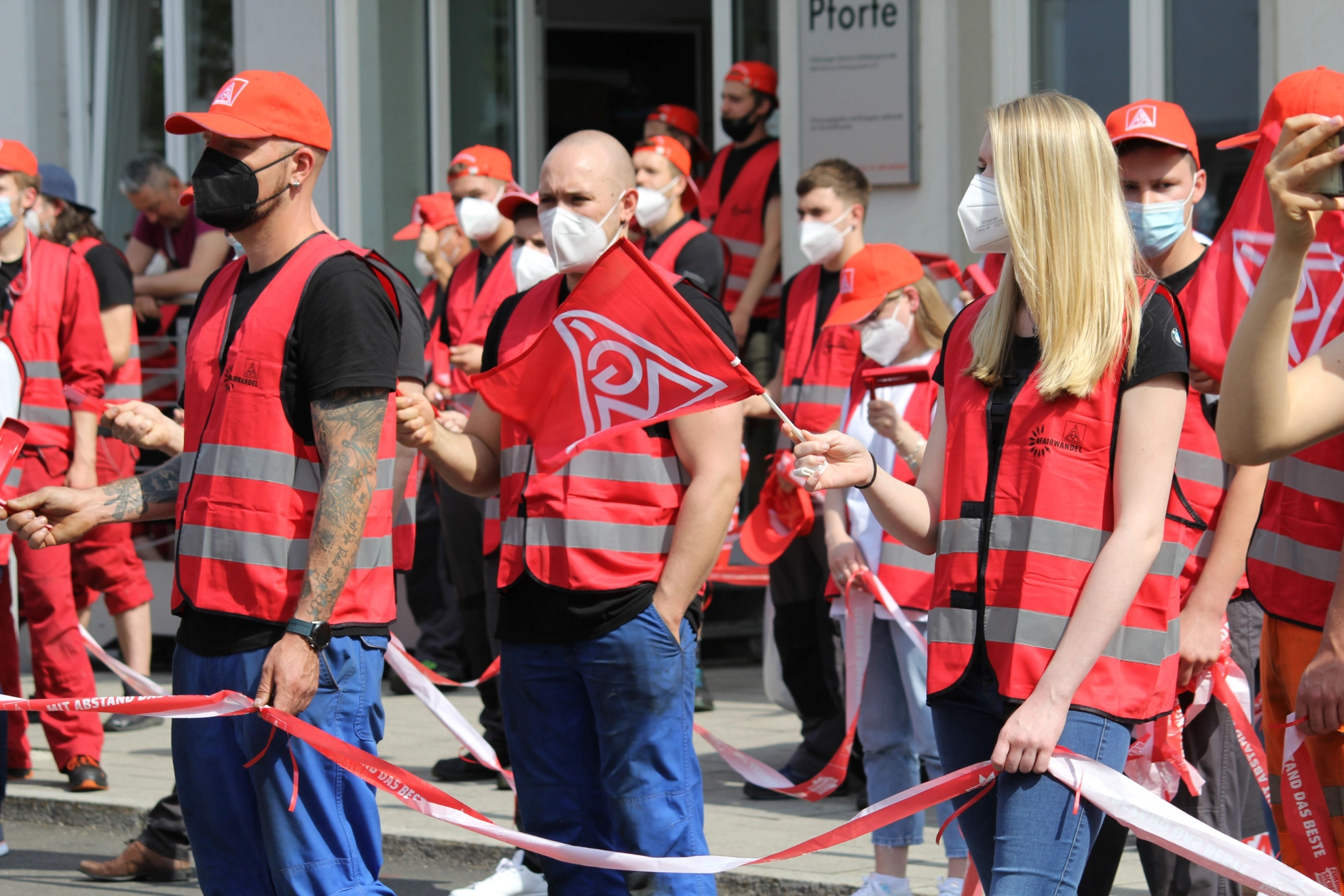 Warnstreik bei MAHAG KFZ Tarifrunde