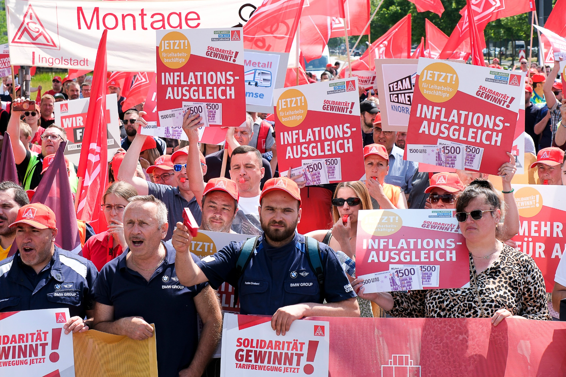 Aktionstag Leiharbeit: Demozug und Kundgebung in München