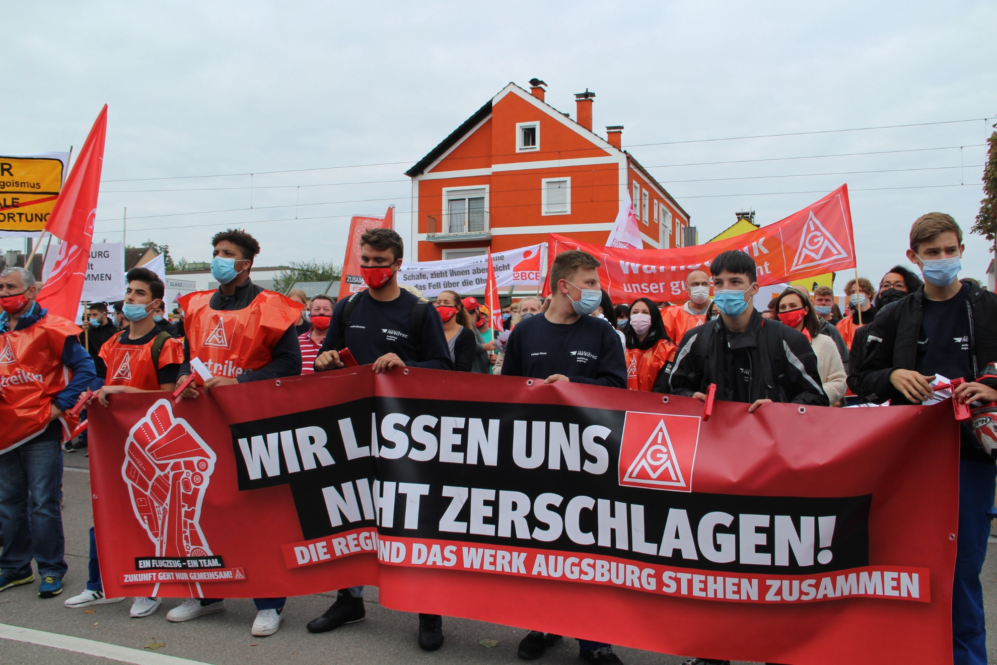 Warnstreik bei Airbus und Premium AEROTEC am 17.09.2021 wegen Zerschlagung der Standorte