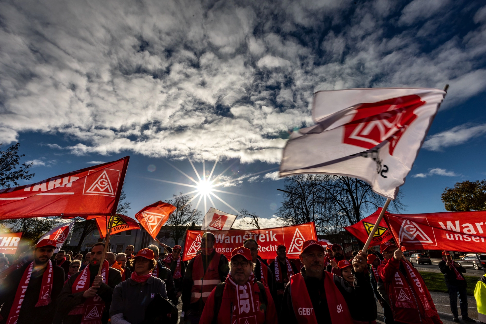 Zentraler Warnstreik in Roth