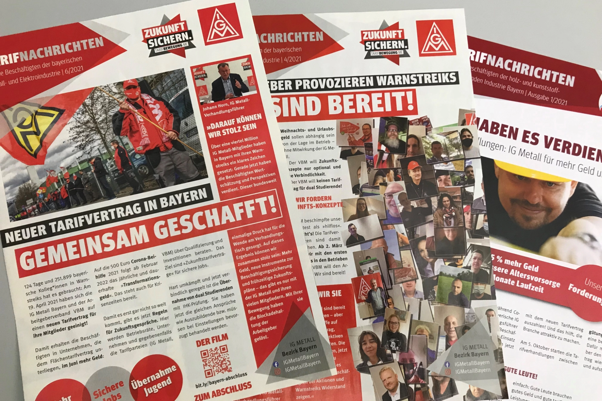 Tarifnachrichten Flugblatt Symbolbild