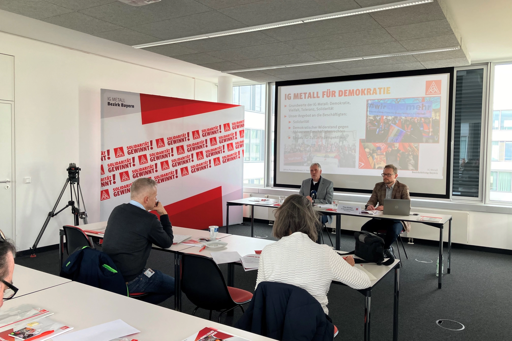Jahrespressekonferenz 2024 Bezirk Bayern
