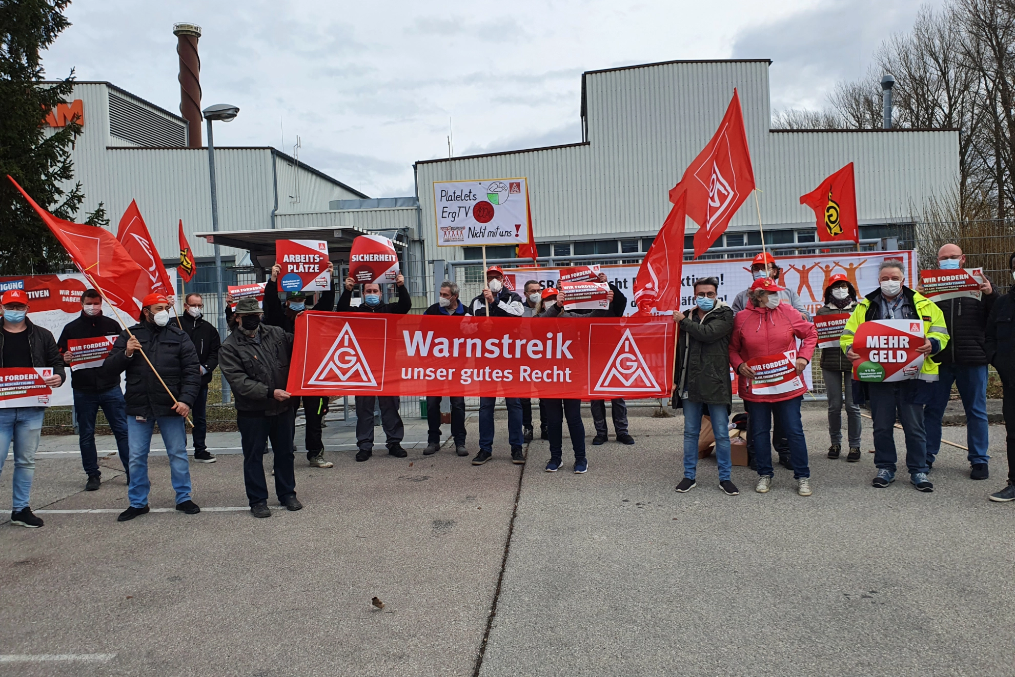 Tarifrunde M+E Warnstreik