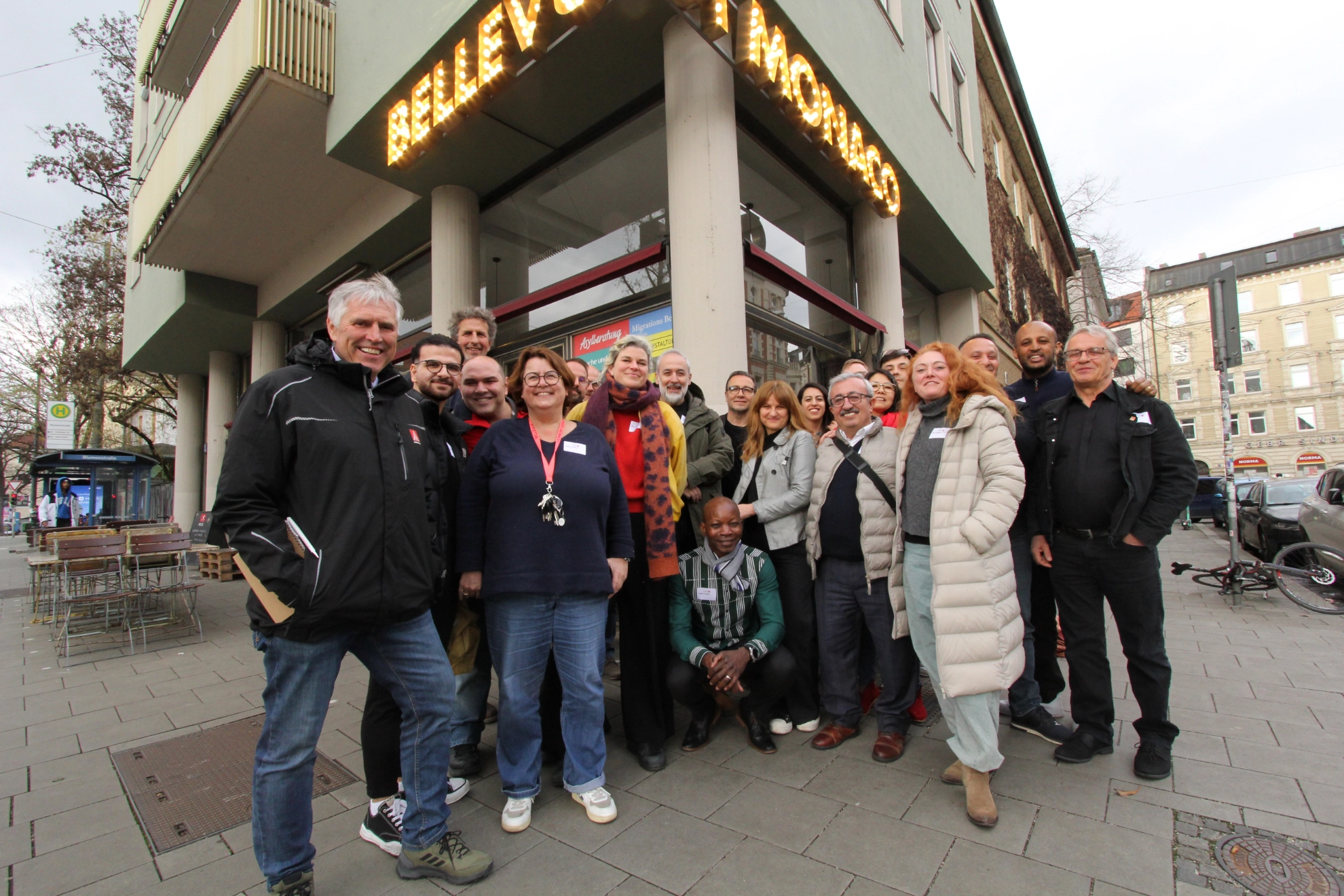 Antirassismus und Vielfalt – für diese Werte stehen IG Metall, Flüchtlingsrat und Bellevue di Monaco