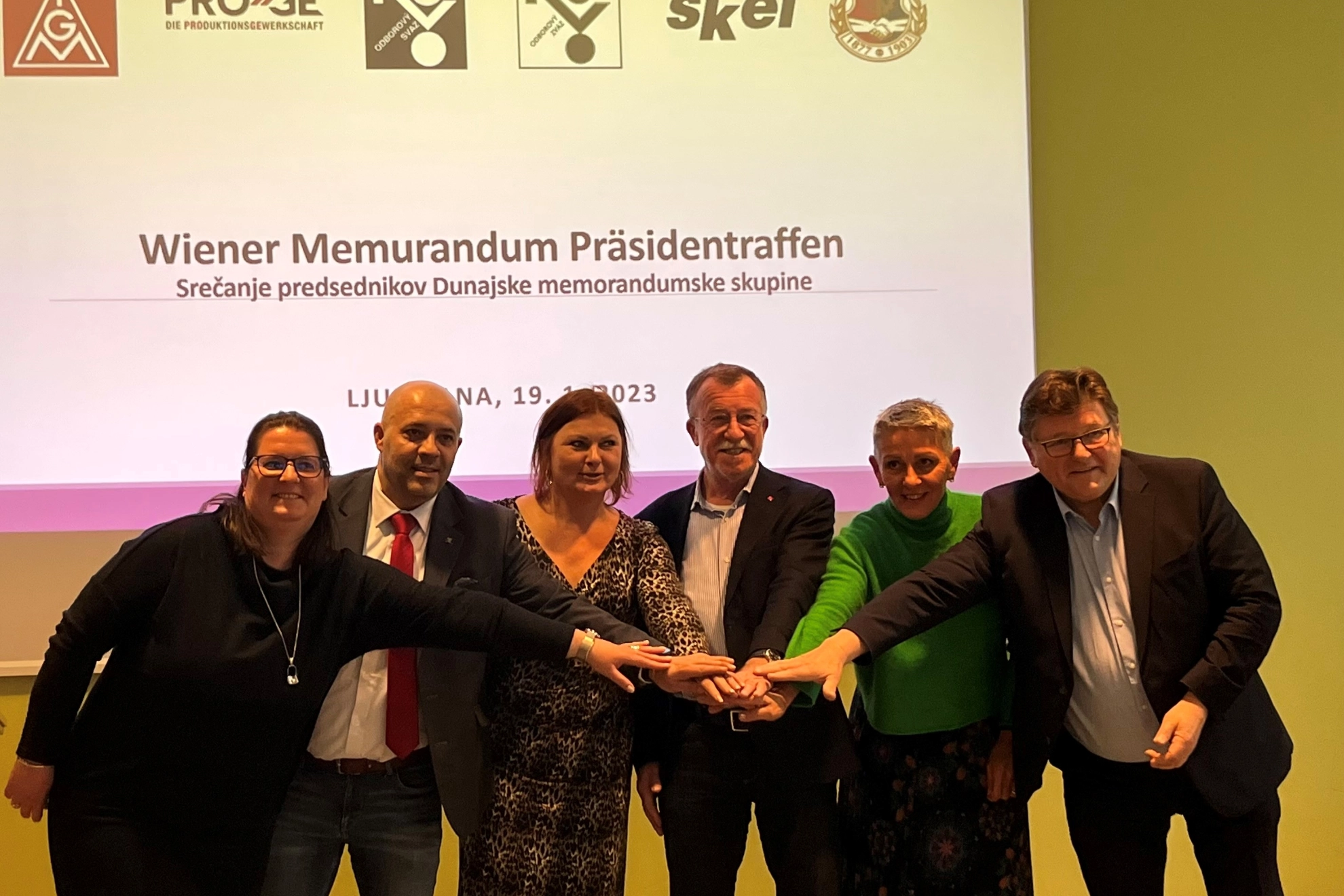 Treffen der Wiener-Momorandum-Gruppe in Slowenien - mit Bezirksleiter Johann Horn