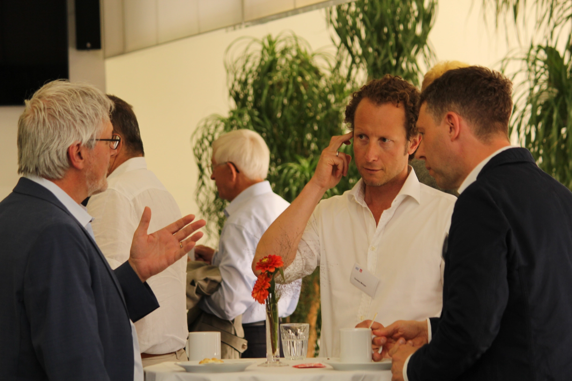 Austausch unter Teilnehmern