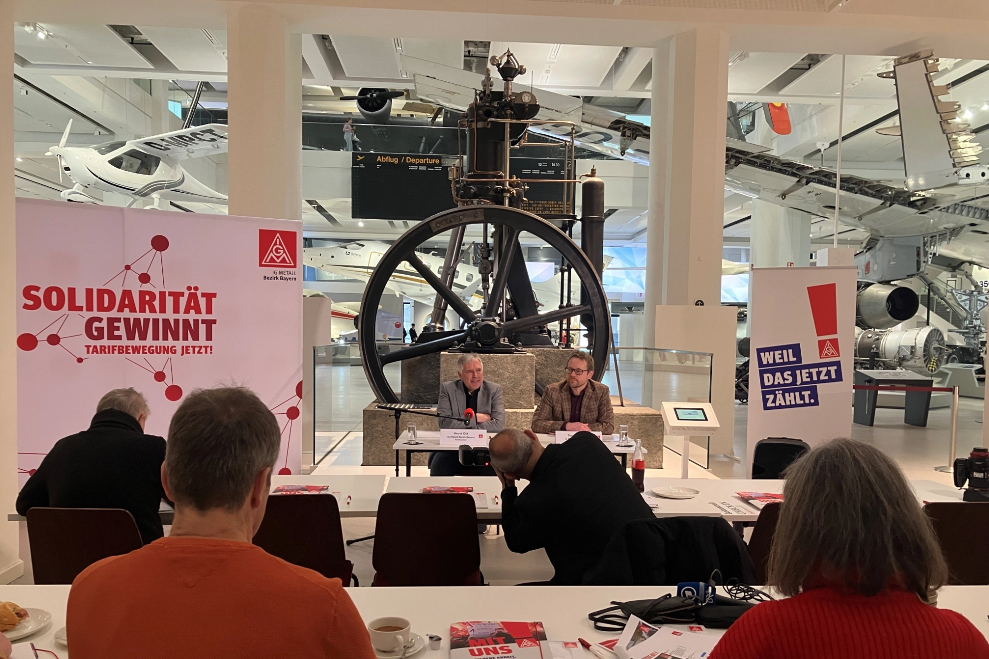 Jahrespressekonferenz der IG Metall Bayern im Deutschen Museum