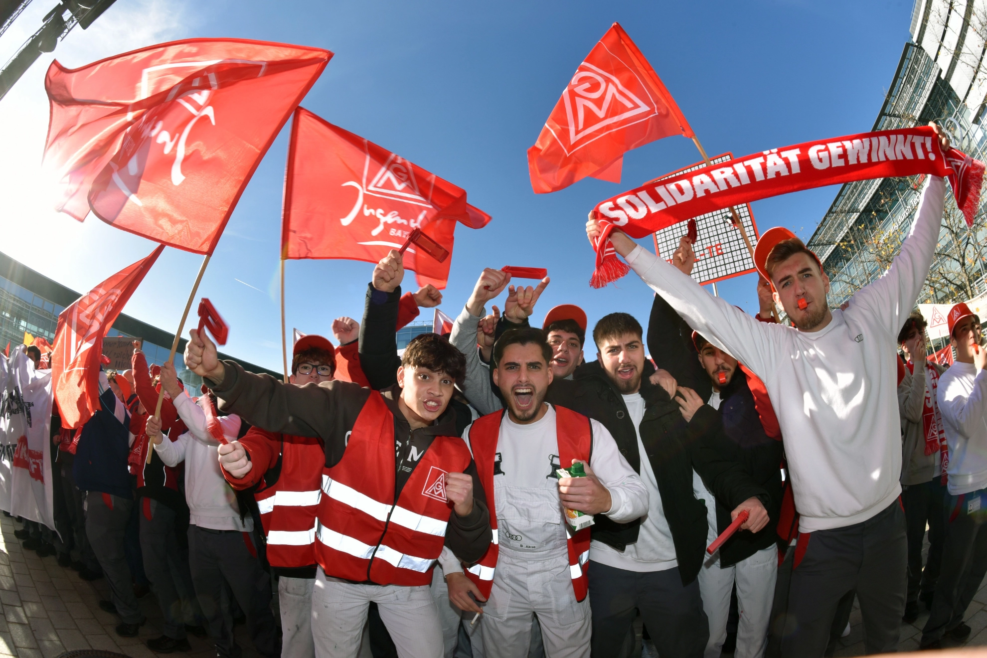 Warnstreik Audi Ingolstadt 2022