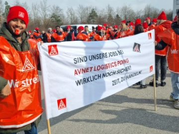 Unbefristeter Streik bei Avnet Logistics hat begonnen