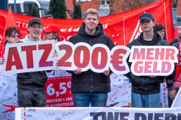 Textil-Warnstreiks starten in der Nacht auf Samstag