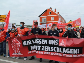 Warnstreik und Kundgebungen bei Airbus und Premium AEROTEC mit mehr als 10.100 Beschäftigten