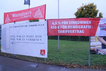 IG Metall fordert 4,5 % mehr Geld, bessere Altersteilzeit und mehr Gesundheitsschutz