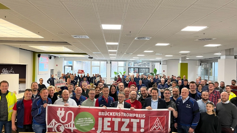 Aktionstag Brückenstrompreis BMW Dingolfing