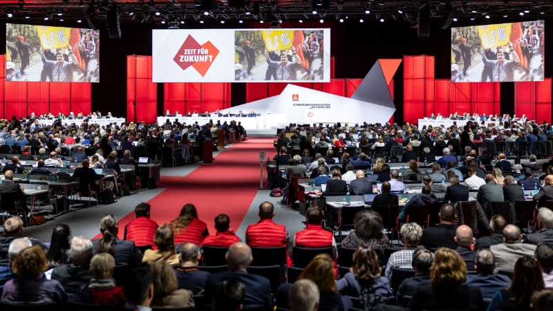 25. Ordentlicher Gewerkschaftstag der IG Metall in Frankfurt am Main.