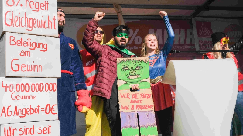 2. Tarifverhandlungsrunde M+E in München