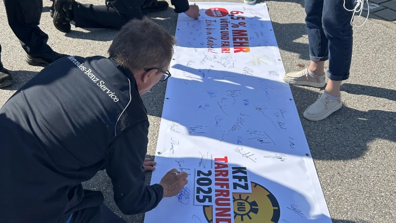 Zentraler Warnstreik Neu-Ulm