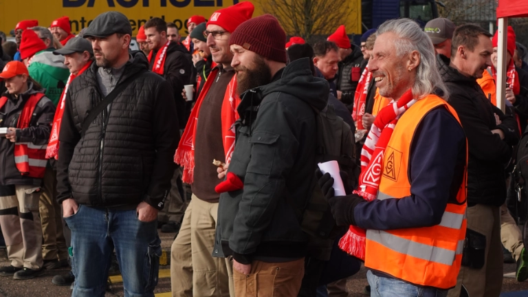 HVI Warnstreik Jeld-Wen