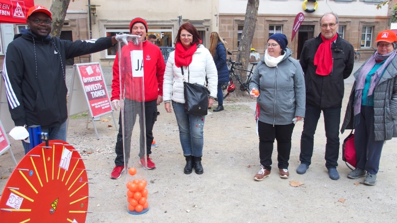 Aktionstag Fairwandel am 29.10.2021 Demonstration in Erlangen