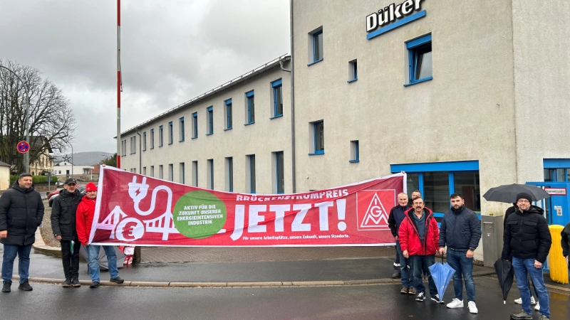 Aktionstag Brückenstrompreis Düker