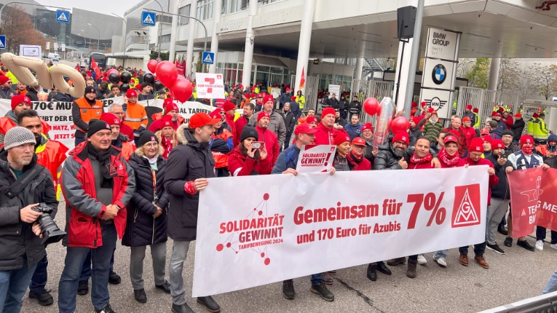 Warnstreik BMW München