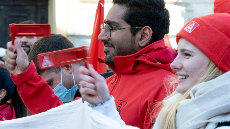 Kundgebung Aktionstag Fairwandel Odeonsplatz München 