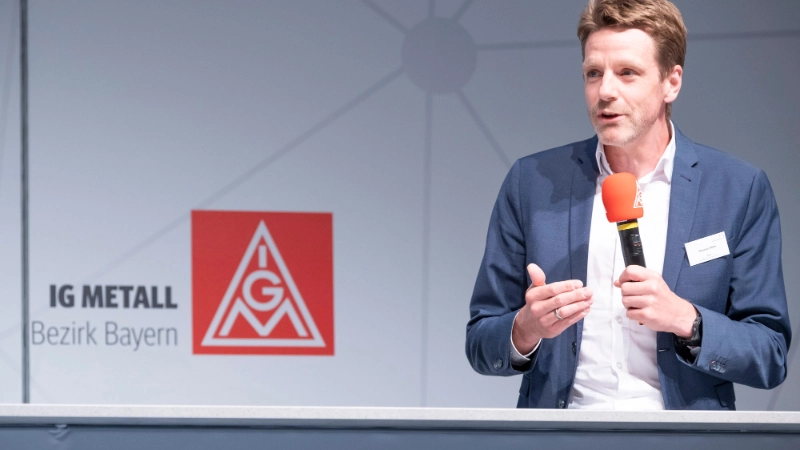 71. Ordentliche Bezirkskonferenz Bezirk Bayern, neugewähltes Beiratsmitglied Thomas Höhn