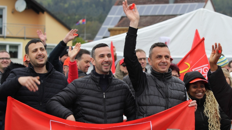 Streik bei Schabmüller in Berching