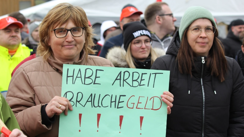 Streik bei Schabmüller in Berching