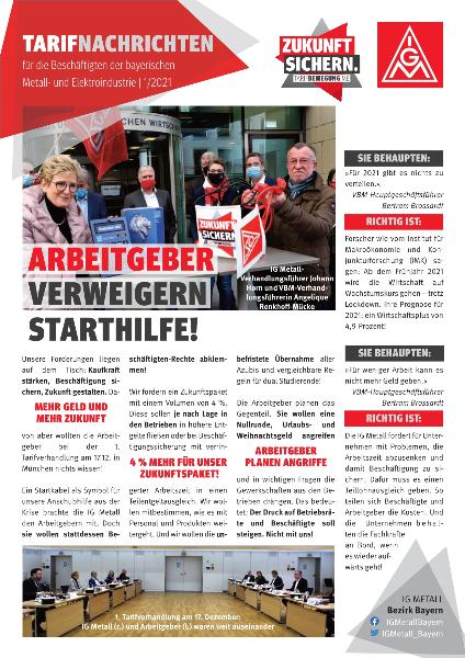 M+E Tarifnachrichten 2021/1