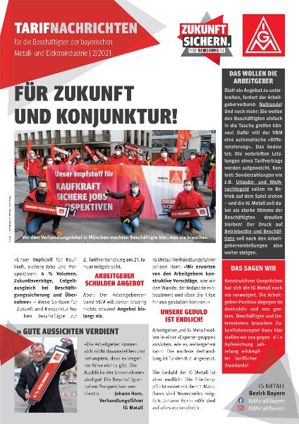 M+E Tarifnachrichten 2021/2