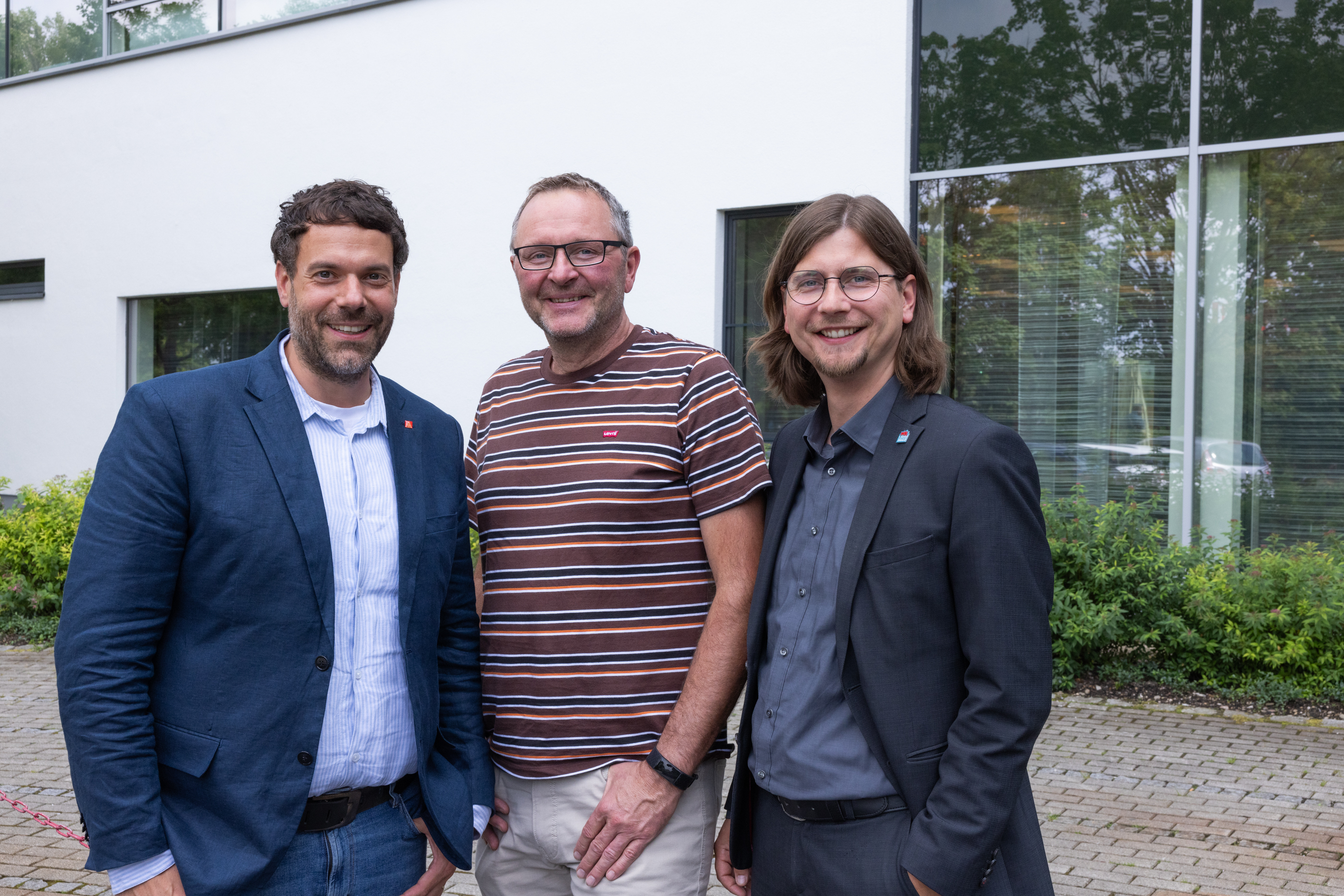 Benjamin Freund, Udo Fechtner und Rico Irmischer (von links)