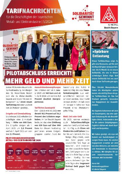 Tarifnachrichten Metall & Elektro 2024 Nr.5